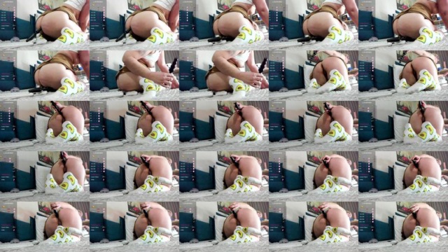 Webcam başında anal dildo oyunu yapan olgun Türk kadın