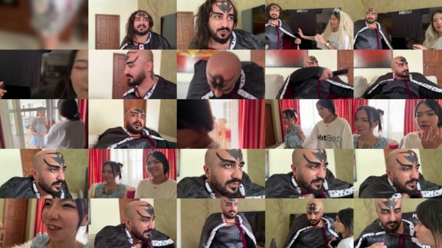 Lanetkel baldız rolünde 14 dakikalık HD rol yapma sahnesi
