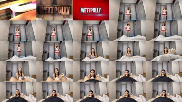 Üniformalı wettpolly ve partnerinden ev yapımı sahne