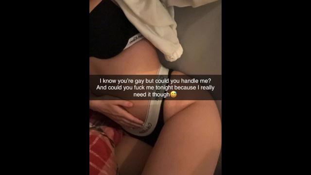 Snapchat yazışması açık saçık boşalmayla bitiyor